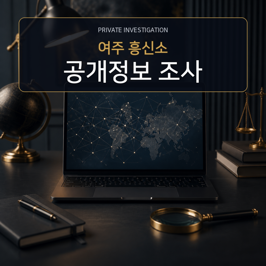 여주 디지털 공개정보 조사 전문 흥신소